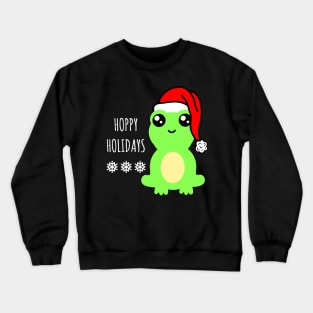 Cute Christmas Frog Crewneck Sweatshirt